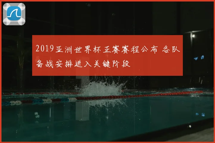 2019亚洲世界杯正赛赛程公布 各队备战安排进入关键阶段
