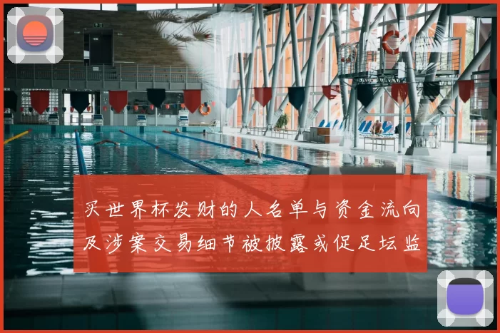 买世界杯发财的人名单与资金流向及涉案交易细节被披露或促足坛监管改革